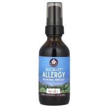 WishGarden Herbs, Kinderen, Kick-It Seizoenrescue voor Allergieën, 2 fl oz (59 ml)