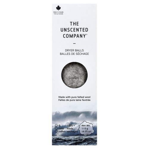 The Unscented Company, Στεγανωτικά Μπάλας, 3 Μπάλας, 115 g (4,05 oz)