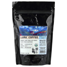 Pure Indian Foods, Luru Coffee, darabolt, Középen sötét színű, 8 oz (226 g)