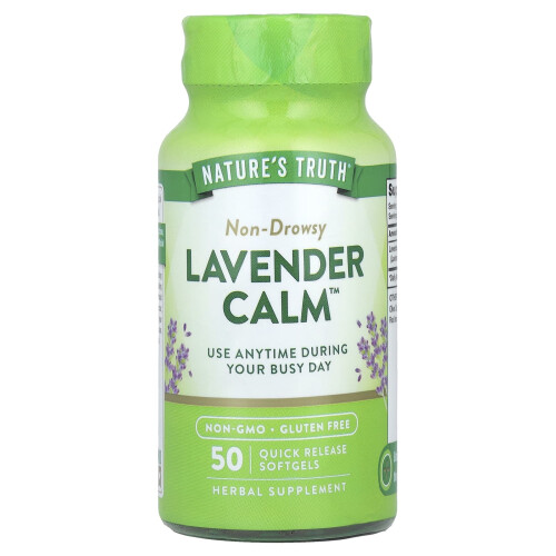 Nature's Truth, Lavender Calm, 50 Σoftgels Ταχεία Απελευθέρωση (80 mg ανά Softgel)