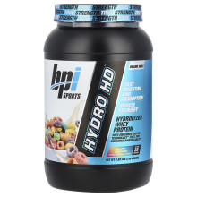 BPI Sports, Hydro HD, Hydrolyserat Växtprotein, Fruktig Loopers, 1,62 lbs (736 g)