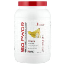 Metabolic Nutrition, ISOpwdr, Whey Eiwit Isolaat, Banana Cream, 3,04 lb (1,380 g)