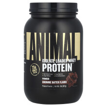Animal, Isolatie Geladen Whey Proteïnpoeder, Brownie Batter, 2 pond (907 g)