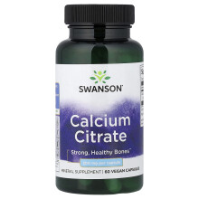 Swanson, Calcium Citrate, 200 mg, 60 Capsules