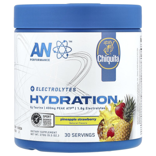 AN Supps, Hydration, Pineapple Strawberry, 9.5 oz (270 g)