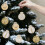 Champagnerfarbene, schwarze und goldene Weihnachtskugeln, 16er-Packung 6