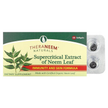 Organix South, TheraNeem Naturals, Supercritical Neem Lehtien Extrakti, 8 mg, 60 Pehmolevykapseli