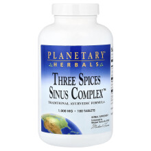 Planetary Herbals, Tre Spis Sinus Kompleks, 180 Tabletter