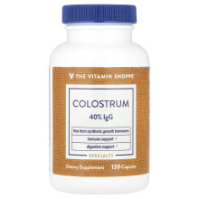 The Vitamin Shoppe, Kolostrum, 120 Kapslar (500 mg per Kapsel)