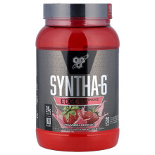 BSN, Syntha-6 Edge, Polvo de Proteína para Bebida, Strawberry Milkshake, 2.34 lb (1.06 kg)