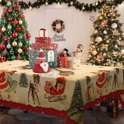 American Flag Tablecloth 55 x 70 in Polyester 1