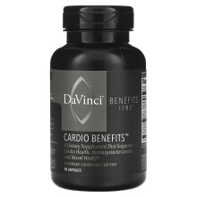 DaVinci Laboratories of Vermont, Benefits Line, Cardio Benefits, 90 Kapsler