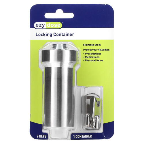 Ezy Dose, Låsning Container, Stål, 3 Stykker