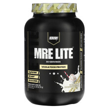 Redcon1, MRE Lite, Proteína de Alimentos Completo, Milkshake de vainilla, 2.08 lbs (945 g)