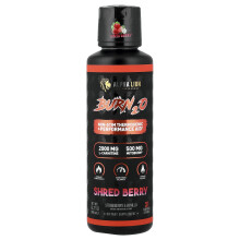 ALPHA LION, Burn2O, Shred Berry, Strawberry & Vanilla, 15,72 oz (465 ml)