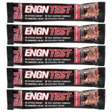 EVLution Nutrition, ENGN Test, Frutta Punch, 5 Pacchi, 0,34 oz (9,5 g) Ogni