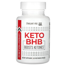 KetoLogic, Keto BHB, 60 Vegetariske Kapsler