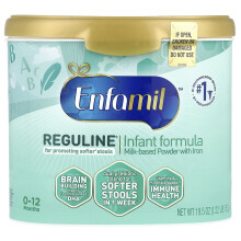 Enfamil, Fórmula Infantil Reguline, Pó com Ferro, 0-12 Meses, 19,5 oz (553 g)