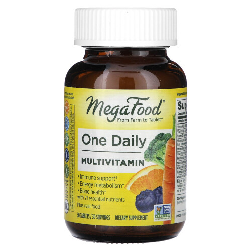 MegaFood, Eén Dagelijkse Multivitamine, 30 Tabletten