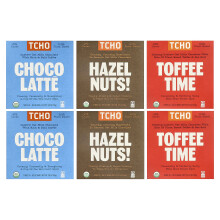 TCHO, Caja Regalo de Chocolate de Leche de Avena, 18 Barras, 2.5 oz (70 g) Cada Una