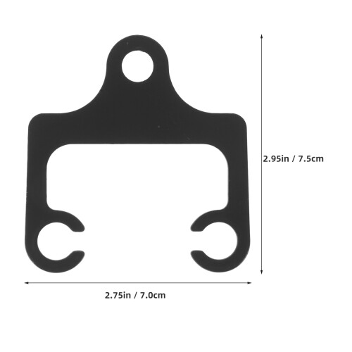 Universal Black Metal Motorcycle Speedometer Mount Bracket – Compatible with Speedometer, Tachometer, Odometer 1
