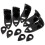 Kit com 5 adesivos para apoio de polegar de clarinete e saxofone com parafusos 4