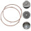 2pcs Microwave Turntable Ring Microwave Oven Tray Microwave Glass Turntable Plate Roller Rotating Roller Support Ring Turntable Assembly 6