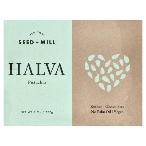 New York Seed + Mill, Halva, Pistache, 8 oz (227 g)