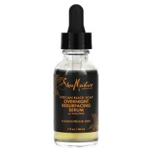SheaMoisture, Africander Zwarte Zeep, Nachtschuwende Resurfacing Serum Met AHA/BHA, 1 fl oz (30 ml)