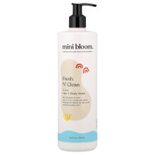 Mini Bloom, Fresh N' Clean, 2-in-1 Haar + Body Wash, 16,6 fl oz (500 ml)