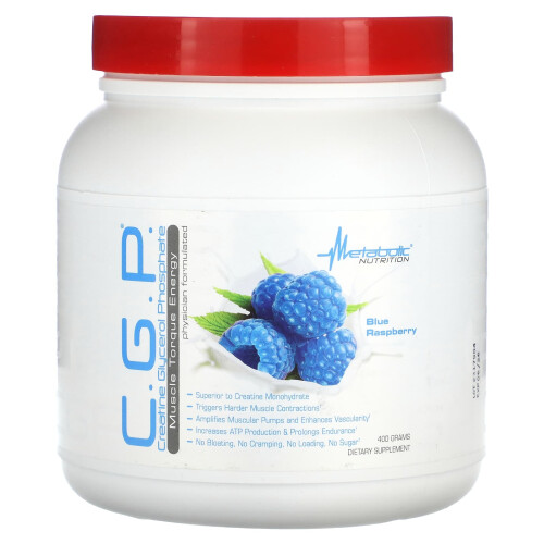 Metabolic Nutrition, C.G.P., Modrá Raspberry, 400 g