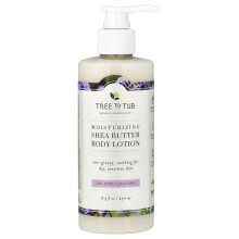 Tree To Tub, Shea Butter Mokre Ciało, Bez Tłuszczu, Nawilżająca dla Suchych i Wrażliwych Skór, Lawenda, 8,5 fl oz (250 ml)