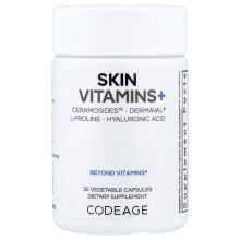 Codeage, Hud Vitaminer+, 30 Vegetariske Kapsler