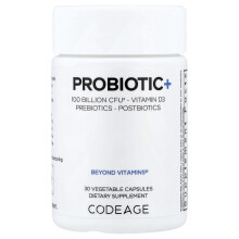 Codeage, Probiotik+, 30 Vegetariske Kapsler