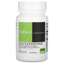 DaVinci Laboratories of Vermont, Glutathion, 30 Kapsler