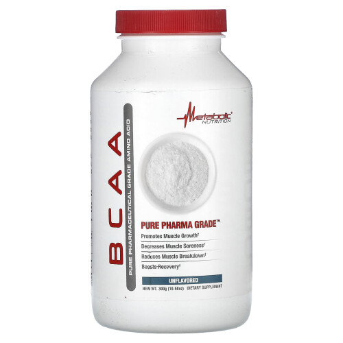 Metabolic Nutrition, BCAA, Sem Sabor, 10,58 oz (300 g)