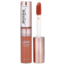 L'Oréal, Lumi, Le Vloeibare Blush, 610 Dewy Rich Coral, 0,33 fl oz (10 ml)