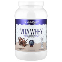 Vitauthority, Aktiv, Vita Whey Protein Powder, Choklad, 2,18 lb (990 g)