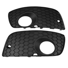 Front Left + Right Bumper Lower Grill Fog Light Grille Cover for Mk5 2006-2008