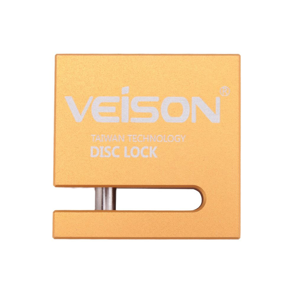 Veison 6Mm Motorbike Disc Brake Lock Security Motorcycle Bike Anti-Theft Waterproof Bicycle Stainless Scooter Security Lockâ Gold 4711640971198