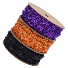 15Rolls Versatile Polyester Tinsel Garland for Halloween Decorations
