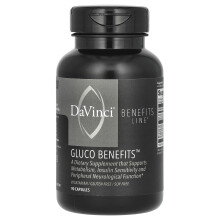 DaVinci Laboratories of Vermont, Benefits Line, Gluko Benefits, 90 kapslar