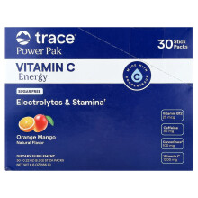Trace, Power Pak, Vitamin-C-Energie, Orange-Mango, 30 Stangenpackungen, 0,22 oz (6,2 g) pro Stange