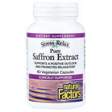 Natural Factors, Stress-Relax, Extrato de Salsafran, 60 Cápsulas Vegetarianas