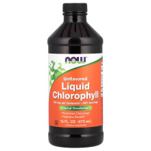 NOW Foods, Liquid Chlorophyll, Nechutný, 16 fl oz (473 ml)