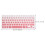2 unidades de capa protetora para teclado, resistente e elegante, compatível com Pro Air A1466A1466A1502 (rosa) 2
