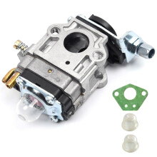15mm Carburetor Kit for Brush Cutter 43Cc 49Cc 52Cc Shredder Chain Saw Chainsaw