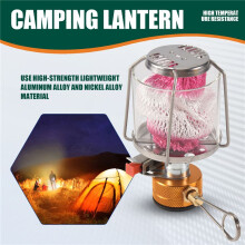 Outdoor Camping Gas Lantern Portable Gas Light Tent Lamp Torch Hanging Lamp for Camping Hiking