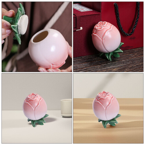 Telagerbokser Beholderbeholdere Rustfritt stål Blandeskåler Rosa 2