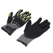 Impact Resistant Safety Work Gloves, Anti-Slip Touch Screen, M Size